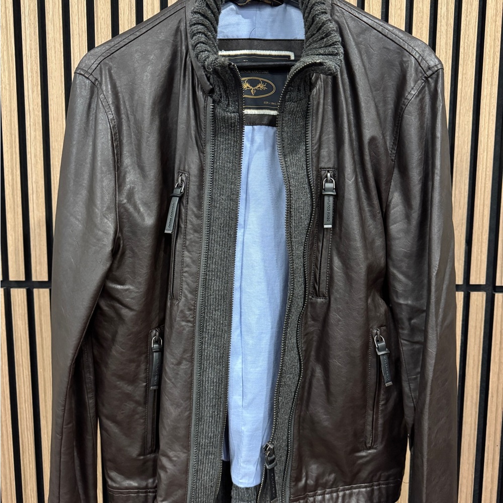 Faux Leather Jacket